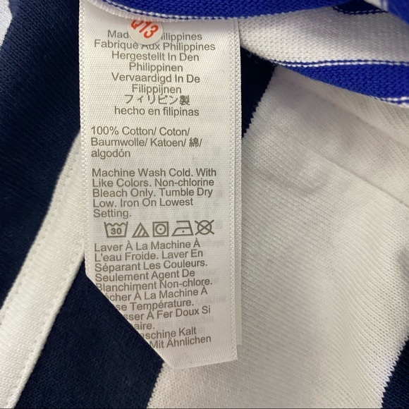J. Crew NWT Weekend Blue & White Strip Drawstring Cotton Shorts Size S - Picture 6 of 6